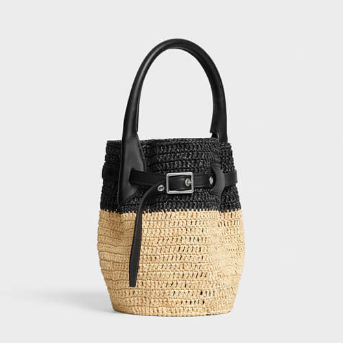 セリーヌコピー カゴバック ラフィア カーフ新作 セリーヌ ちょっとした旅行やビーチグッズ